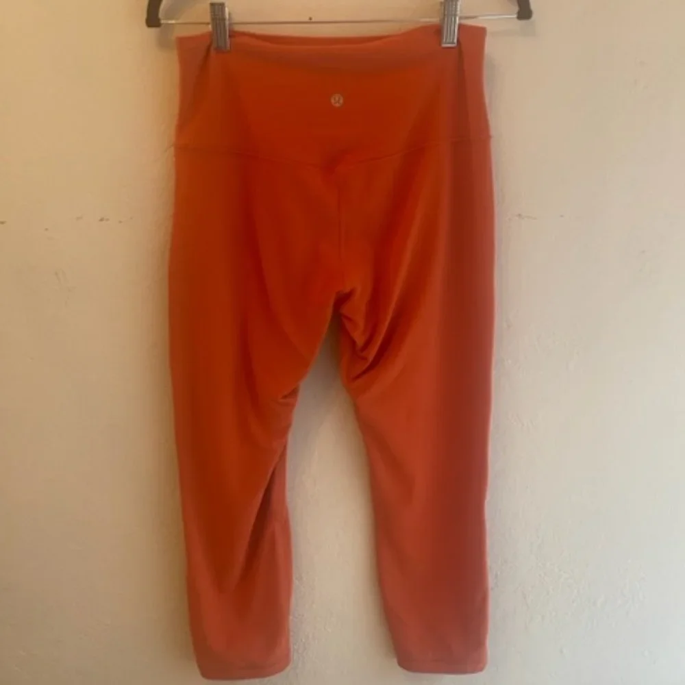 Lululemon  Leggings size 10 High Rise Pant  Canyon Orange